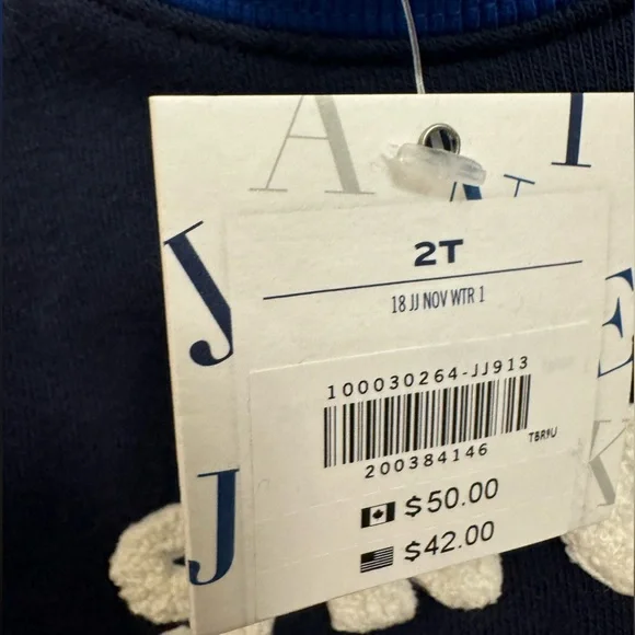 Janie and Jack “snow” sweatshirt 2T - Picture 3 of 4